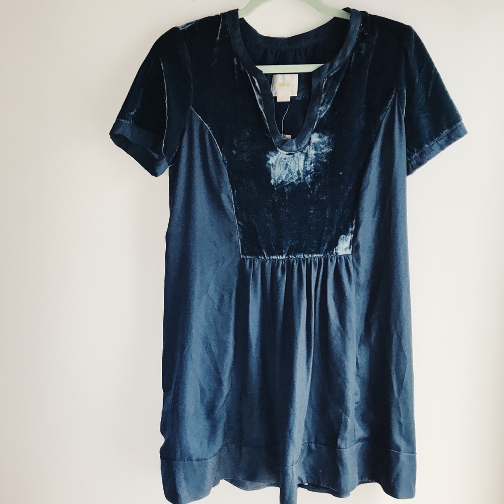 SOLD ANTHROPOLOGIE Maeve Velvet Tunic Ingrid Dress